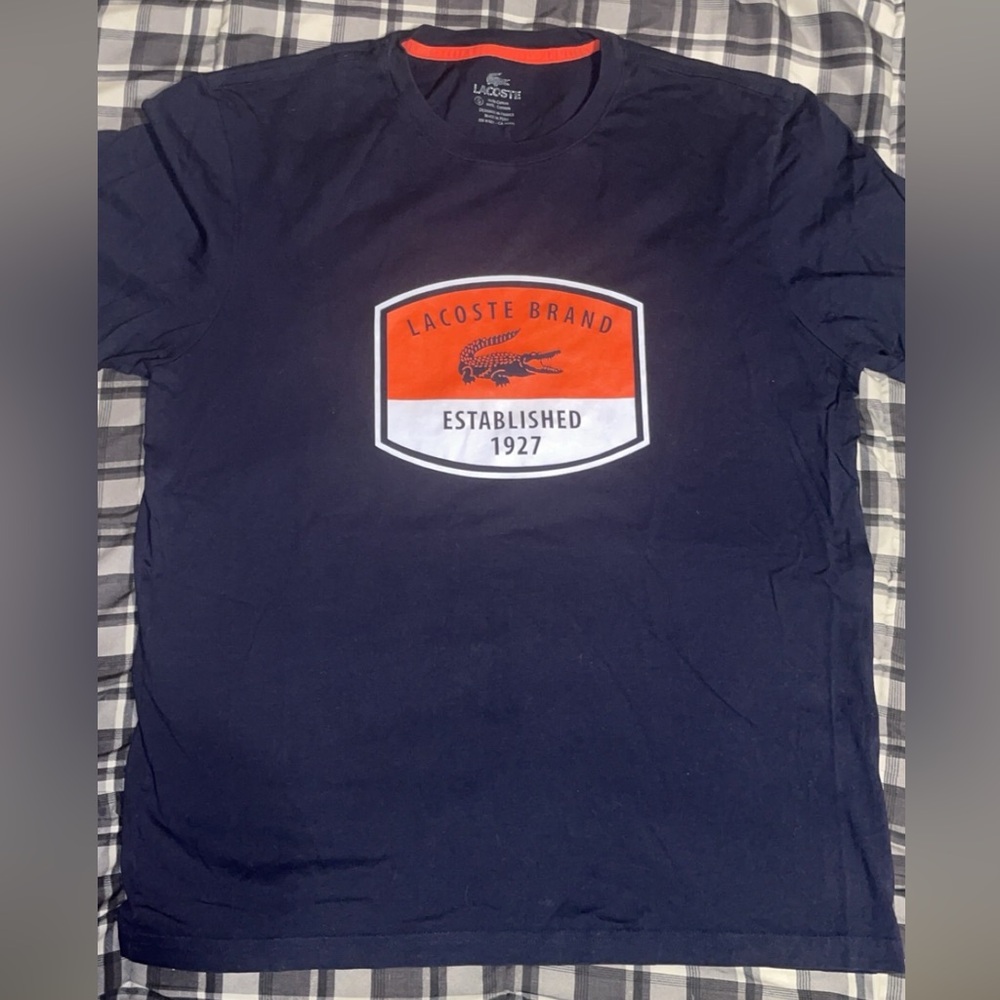 Lacoste Short Sleeved Tee Size Medium